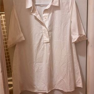 COS white Button-Up Shirt